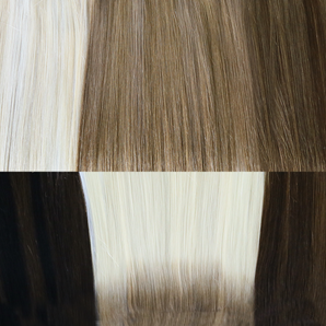 Luxstrnd Virgin Human Hair Halo Hair Extensions (100g)