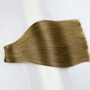 Luxstrnd Mixed Chocolate Brown/Chestnut Brown M#4/6 Virgin Human Hair Machine Weft Hair Extensions (100g)