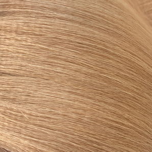 Luxstrnd Virgin Human Hair Nano Ring Hair #27 Strawberry Blonde Extensions (100g)