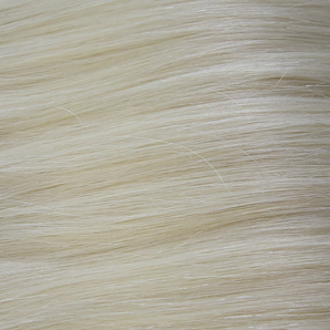 Luxstrnd #60A Light Ash Blonde Virgin Human Hair Flat Silk Weft Extensions Hair Bundles (100g)
