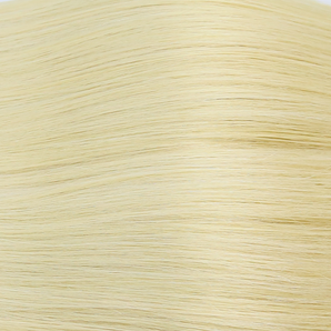 Luxstrnd #613 Beach Blonde Virgin Human Hair Flat Silk Weft Extensions Hair Bundles (100g)