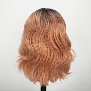 L Part Best Glueless Wigs Highlight Color In 12 Inch 6713A