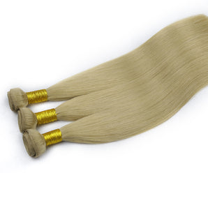 Luxstrnd #18 Dirty Blonde Virgin Human Hair Hand-Made Weft Hair Extensions (100g)