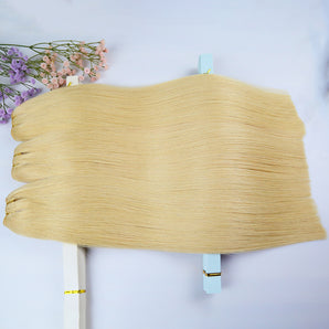 Luxstrnd #22 Light Ash Blonde Virgin Human Hair Genius Weft Hair Extensions