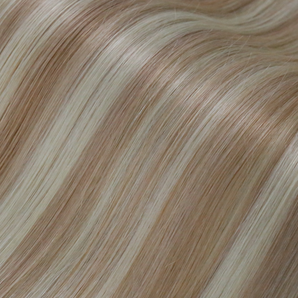 Luxstrnd P#27/613 Piano Strawberry Blonde/Beach Blonde Virgin Regular Tape In Hair Extensions (100g)