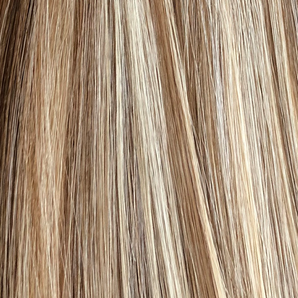 Luxstrnd P#6/613 Chestnut Brown/Beach Blonde Virgin Pre-Bonded I Tip Hair Extensions (100g)