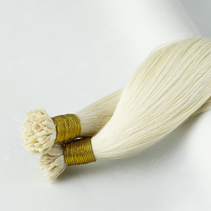 Luxstrnd #1001 Platinum Blonde Virgin Pre-Bonded Keratin Tip Hair Extensions (100g)