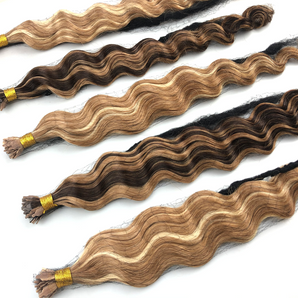 Luxstrnd Virgin Pre-Bonded Keratin Tip Hair Extensions (100g)