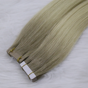 Luxstrnd T#8/613 Ash Brown/Beach Blonde Ombre Virgin Regular Tape In Hair Extensions (100g)